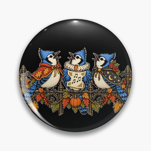 Item preview, Blue Jay Midnight Halloween Choir designed and sold by AMICO77.