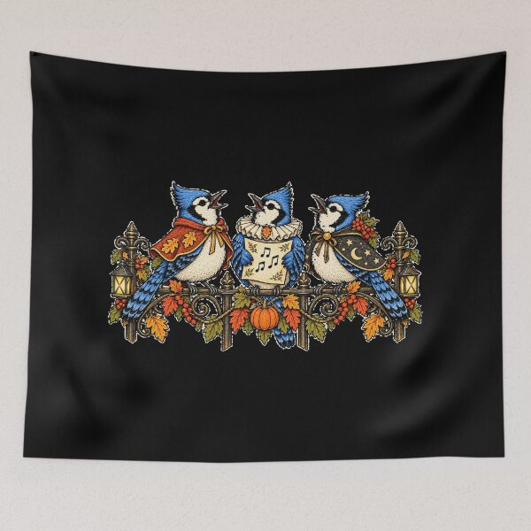 Item preview, Blue Jay Midnight Halloween Choir designed and sold by AMICO77.
