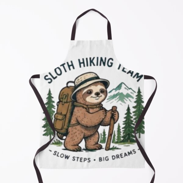 Item preview, Sloth Hiking Team Shirt designed and sold by Stefan Manuel.