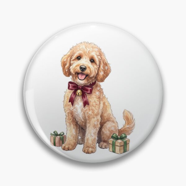 Item preview, Christmas Goldendoodle Puppy Gifts designed and sold by Tiffany Roy.