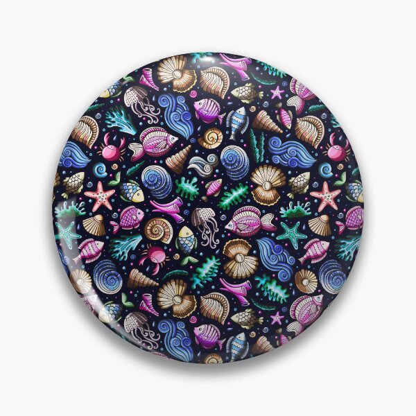Item preview, beach,treasures,seashells pattern designed and sold by cutecrazytshirt.