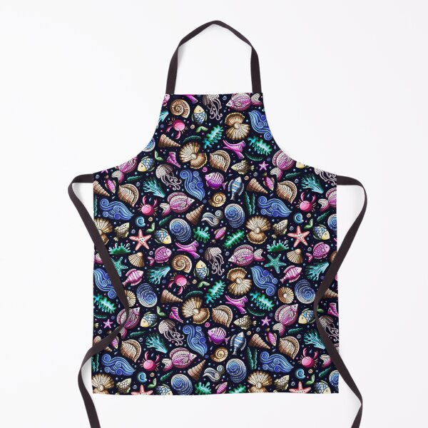 Item preview, beach,treasures,seashells pattern designed and sold by cutecrazytshirt.