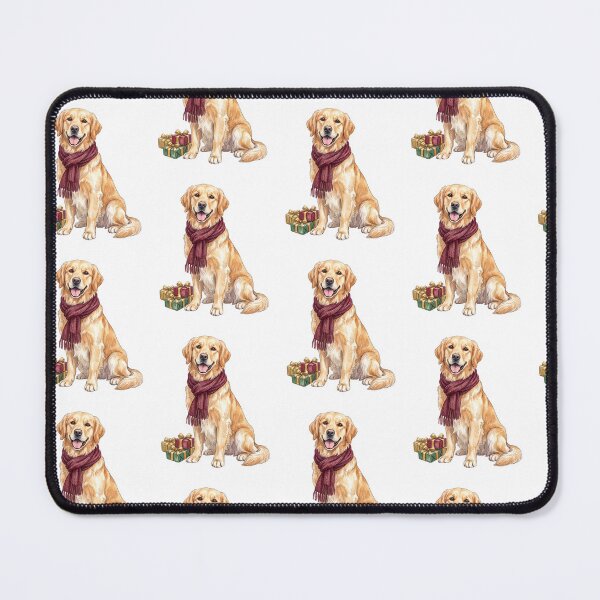 Item preview, Christmas Golden Retriever Scarf designed and sold by Tiffany Roy.