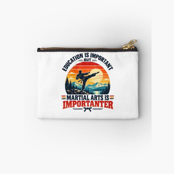 Item preview, Education Is Important But Martial Arts Is Importanter Martial Artist Fighter designed and sold by SkeletonsDanger.