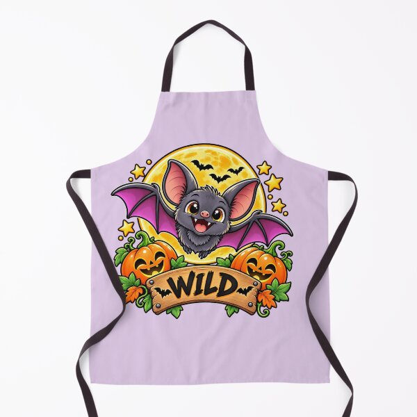 Item preview,  Wild Halloween Bat — Cute Bat, Pumpkins & Full Moon Nature Design designed and sold by Penbrook Farms.