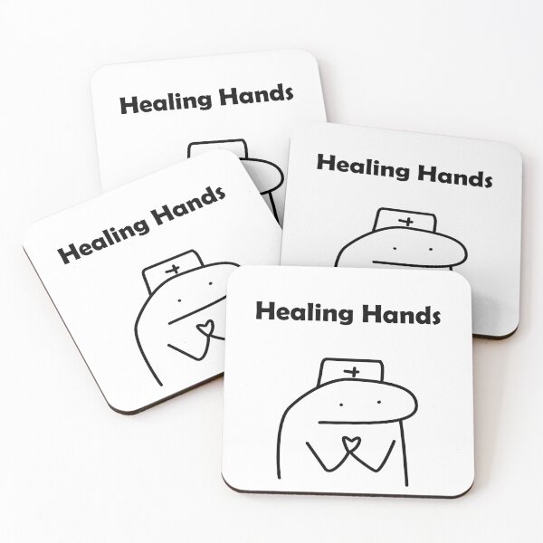 Item preview, Cute Healing Hands Nurse Cartoon designed and sold by darkskinbender.