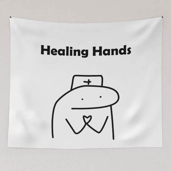 Item preview, Cute Healing Hands Nurse Cartoon designed and sold by darkskinbender.