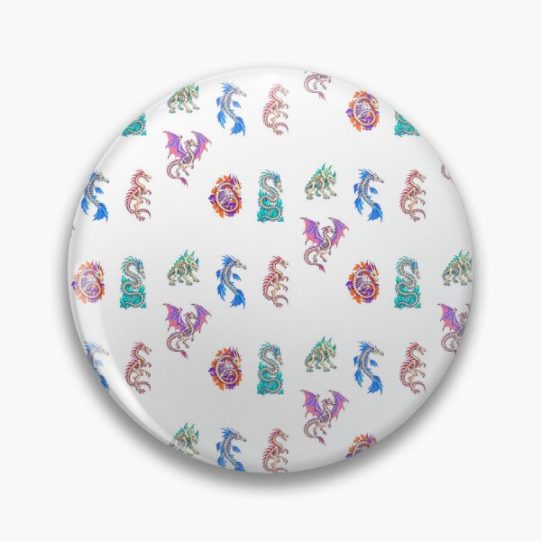 Item preview, Skeleton Dragons Design – Colorful Fantasy Dragon Bones Art designed and sold by Zoolumi.