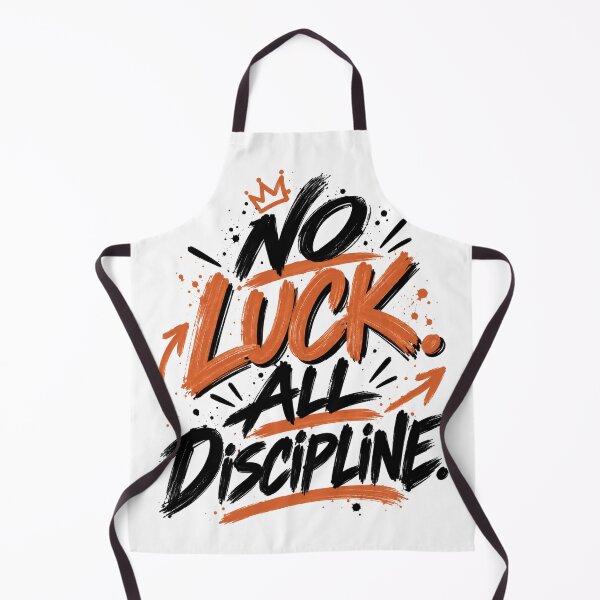 Item preview, No Luck All Discipline – Motivational Mindset Quote designed and sold by justforart91.