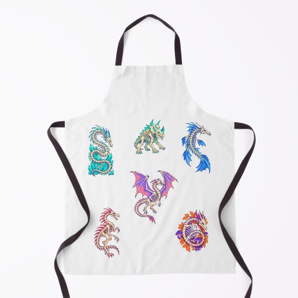 Item preview, Skeleton Dragons Design – Colorful Fantasy Dragon Bones Art designed and sold by Zoolumi.