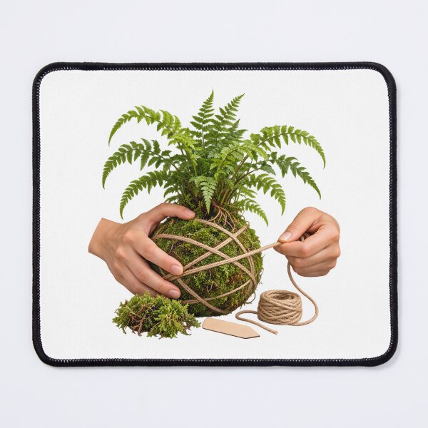 Item preview, Hands Wrapping a Kokedama designed and sold by Philippa Shop.