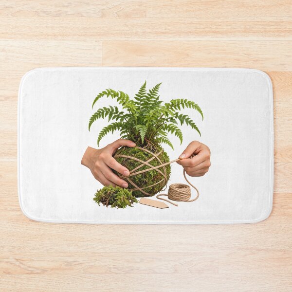Item preview, Hands Wrapping a Kokedama designed and sold by Philippa Shop.