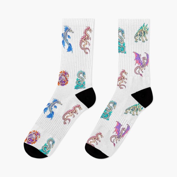 Item preview, Skeleton Dragons Design – Colorful Fantasy Dragon Bones Art designed and sold by Zoolumi.