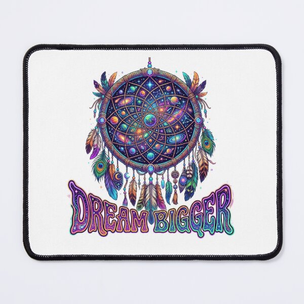 Item preview, Dream Bigger - Psychedelic Cosmic Galaxy Dreamcatcher Art designed and sold by Sanan Israyilli.