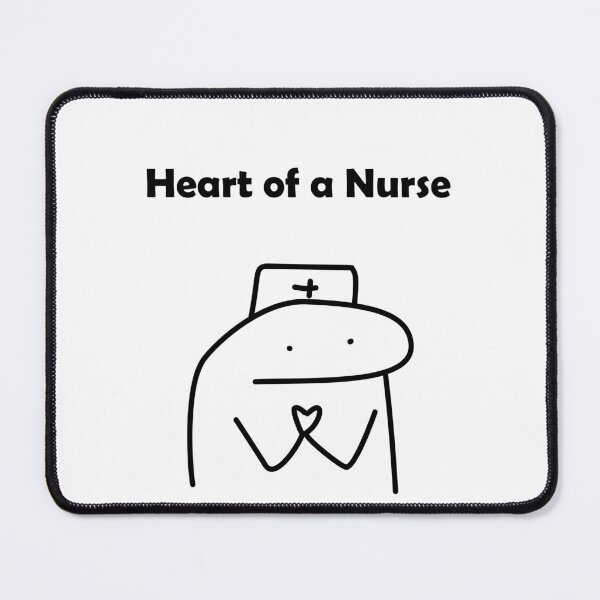 Item preview, Cute Heart of a Nurse Cartoon designed and sold by darkskinbender.