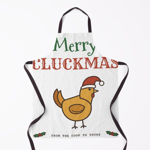 Item preview, Merry Cluckmas Funny Christmas Chicken designed and sold by HenAndHeller.