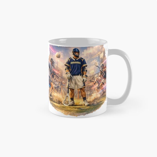 Item preview, Lacrosse Subway Chaos — Player Doing Nothing in Action on Field designed and sold by  ViralVisionsCreating .
