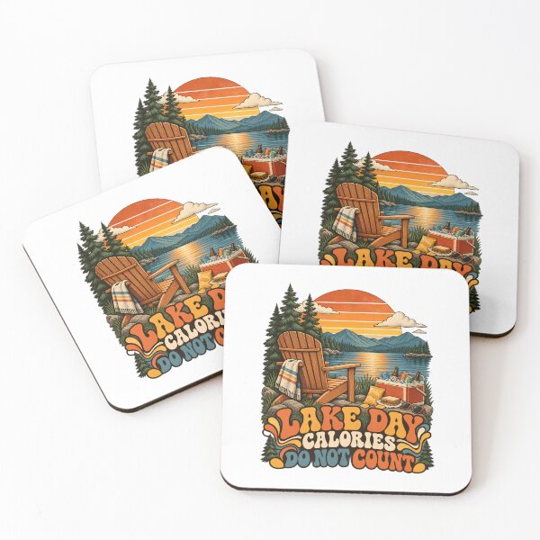 Item preview, Lake Day Calories Do Not Count Vintage Lake Life Retro 70s Design designed and sold by urbinet.