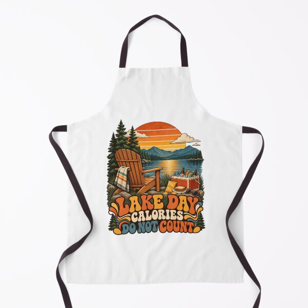 Item preview, Lake Day Calories Do Not Count Vintage Lake Life Retro 70s Design designed and sold by urbinet.