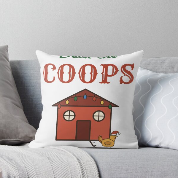 Item preview, Deck the Coops Funny Christmas Chicken Coop designed and sold by HenAndHeller.