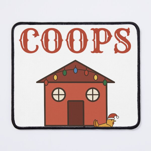 Item preview, Deck the Coops Funny Christmas Chicken Coop designed and sold by HenAndHeller.