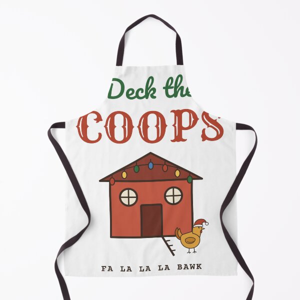 Item preview, Deck the Coops Funny Christmas Chicken Coop designed and sold by HenAndHeller.