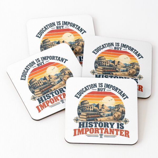 Item preview, Education Is Important But History Is Importanter Historian History Lover Student designed and sold by SkeletonsDanger.