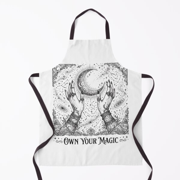Item preview, Own Your Magic - Vintage Celestial Moon and Witch Hands Art designed and sold by Sanan Israyilli.