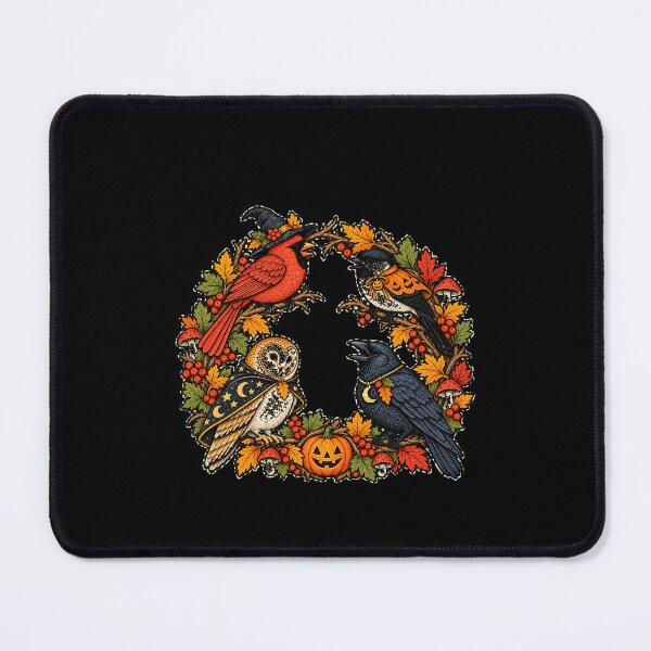 Item preview, Halloween Woodland Bird Wreath designed and sold by AMICO77.