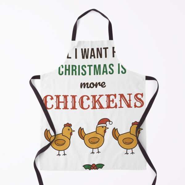 Item preview, All I Want for Christmas Is More Chickens designed and sold by HenAndHeller.