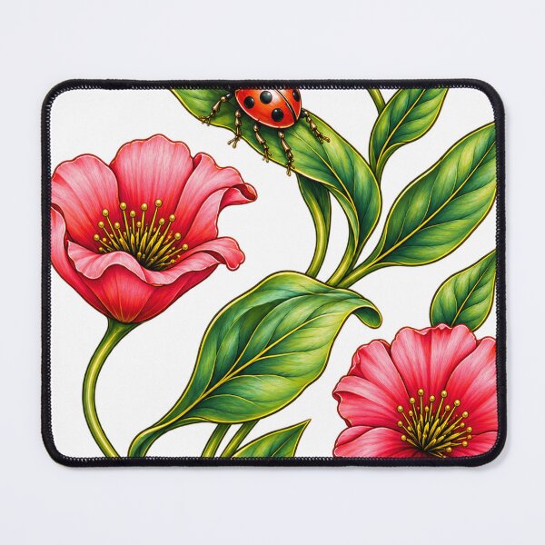 Item preview, Flowers and ladybug designed and sold by PIERRES&MAILLESDesign.