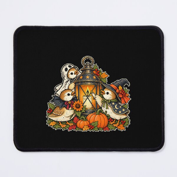 Item preview, Halloween Ducks Around an Antique Lantern designed and sold by AMICO77.