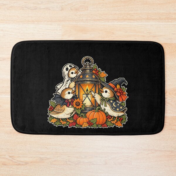 Item preview, Halloween Ducks Around an Antique Lantern designed and sold by AMICO77.