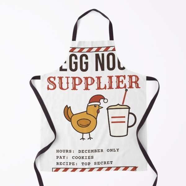 Item preview, Egg Nog Supplier Funny Christmas Chicken designed and sold by HenAndHeller.
