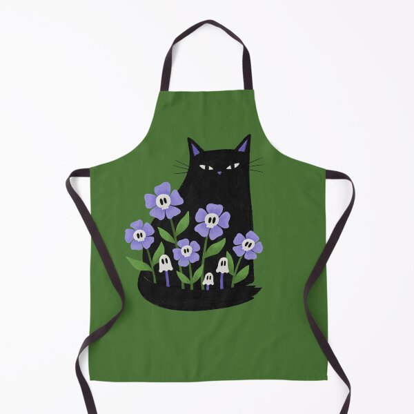 Item preview, Spooky Flower Cat designed and sold by Midnight Coffee.
