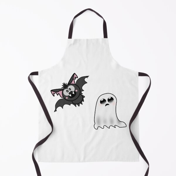Item preview, Cute Bat and Ghost | Kawaii Halloween Friends Design designed and sold by ForcePrint.