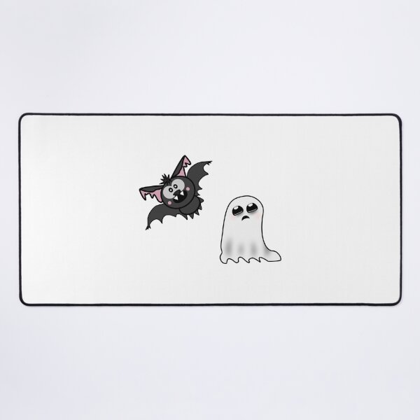 Item preview, Cute Bat and Ghost | Kawaii Halloween Friends Design designed and sold by ForcePrint.