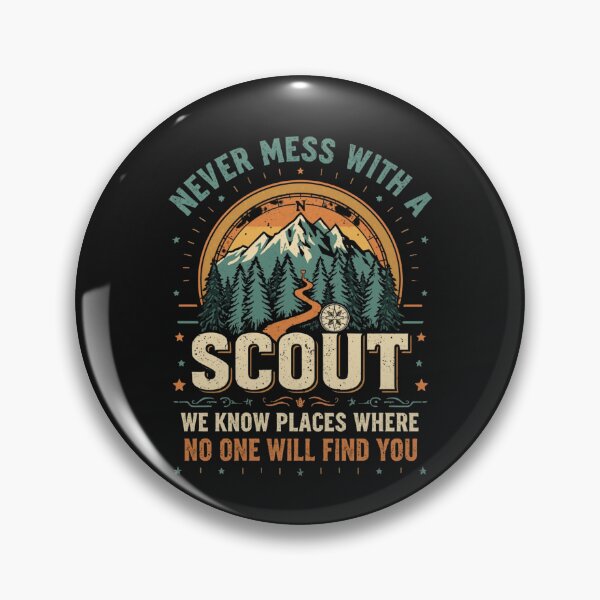Item preview, NEVER MESS WITH A SCOUT designed and sold by BKDIGITALSHOP.