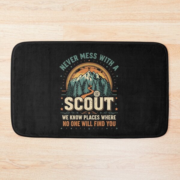 Item preview, NEVER MESS WITH A SCOUT designed and sold by BKDIGITALSHOP.