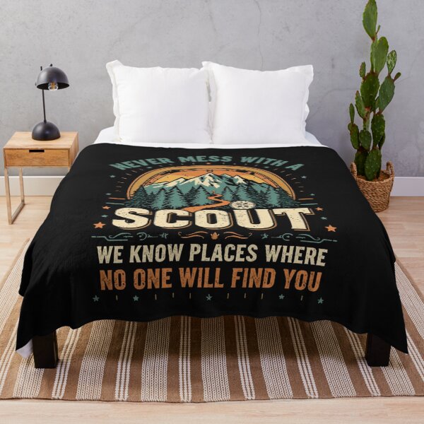 Item preview, NEVER MESS WITH A SCOUT designed and sold by BKDIGITALSHOP.