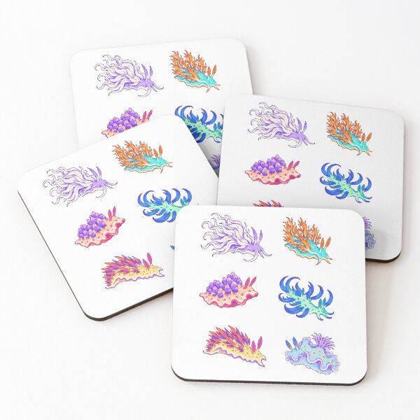Item preview, Colorful Nudibranch Design – Cute Sea Slug Art designed and sold by Zoolumi.