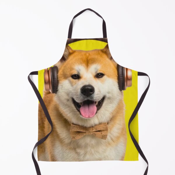 Item preview,  Akita Inu Dog with Bronze Headphones designed and sold by Sulco Design.