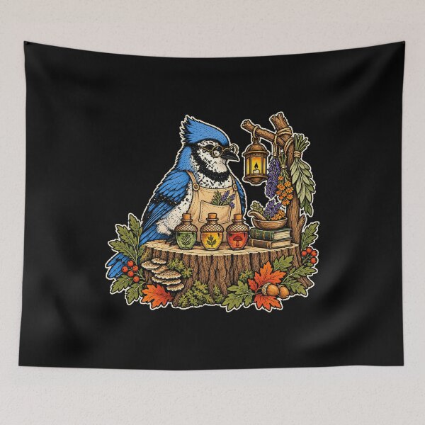 Item preview, Blue Jay Woodland Apothecary designed and sold by AMICO77.