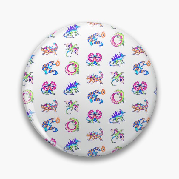 Item preview, Colorful Fantasy Lizards Design – Neon Reptile Art designed and sold by Zoolumi.