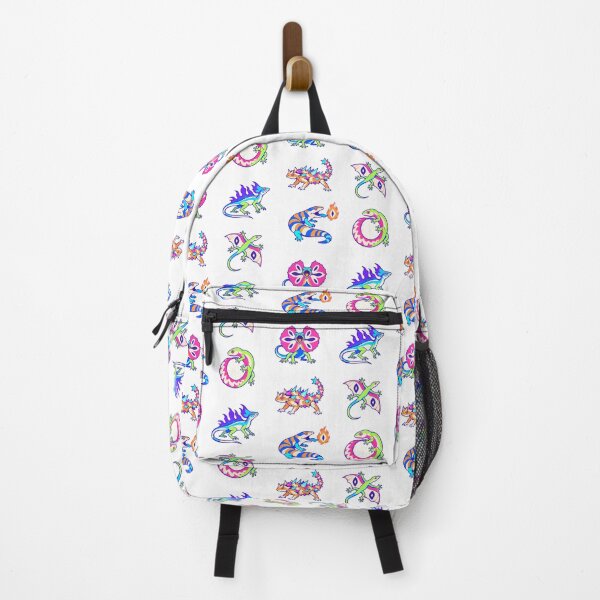 Item preview, Colorful Fantasy Lizards Design – Neon Reptile Art designed and sold by Zoolumi.