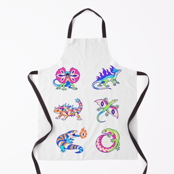 Item preview, Colorful Fantasy Lizards Design – Neon Reptile Art designed and sold by Zoolumi.