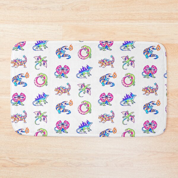 Item preview, Colorful Fantasy Lizards Design – Neon Reptile Art designed and sold by Zoolumi.