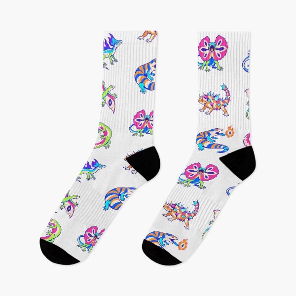 Item preview, Colorful Fantasy Lizards Design – Neon Reptile Art designed and sold by Zoolumi.