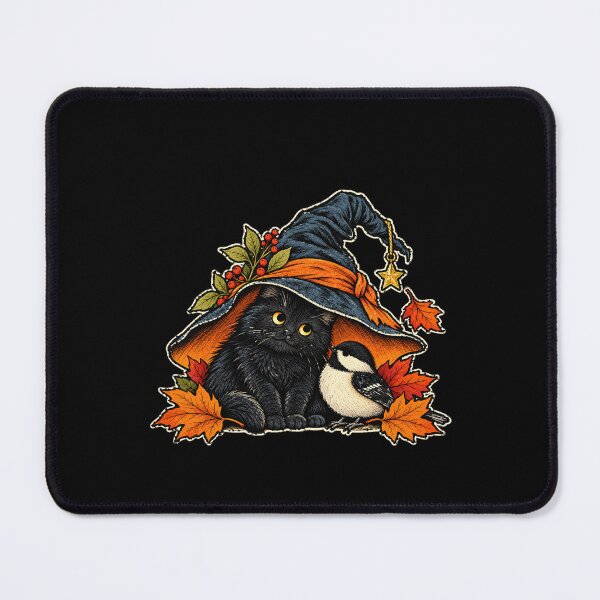 Item preview, Black Cat and Chickadee Halloween Friends designed and sold by AMICO77.