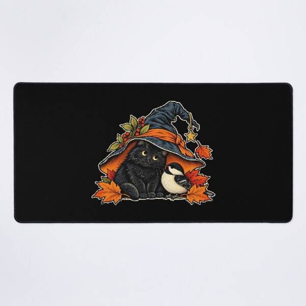 Item preview, Black Cat and Chickadee Halloween Friends designed and sold by AMICO77.
